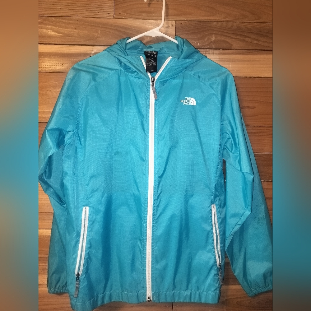 The North Face Aqua Hooded Jacket Size Big Kids XL